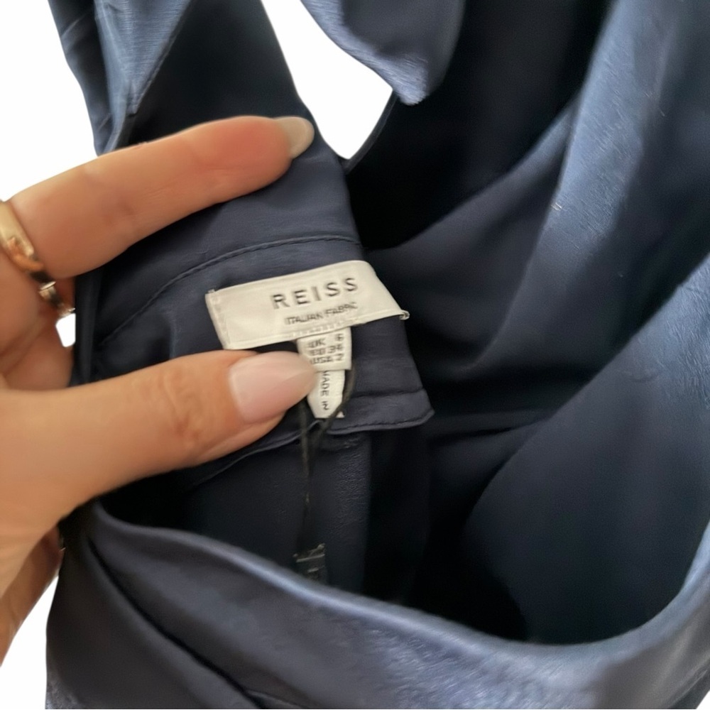 REISS Lucinda One Shoulder Jumpsuit - Picture 7 of 7